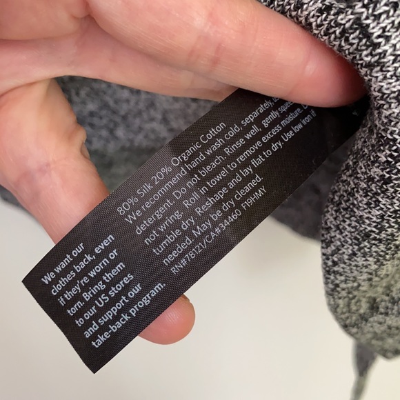 Eileen Fisher Silk and Organic Cotton Top Size M - Picture 4 of 5